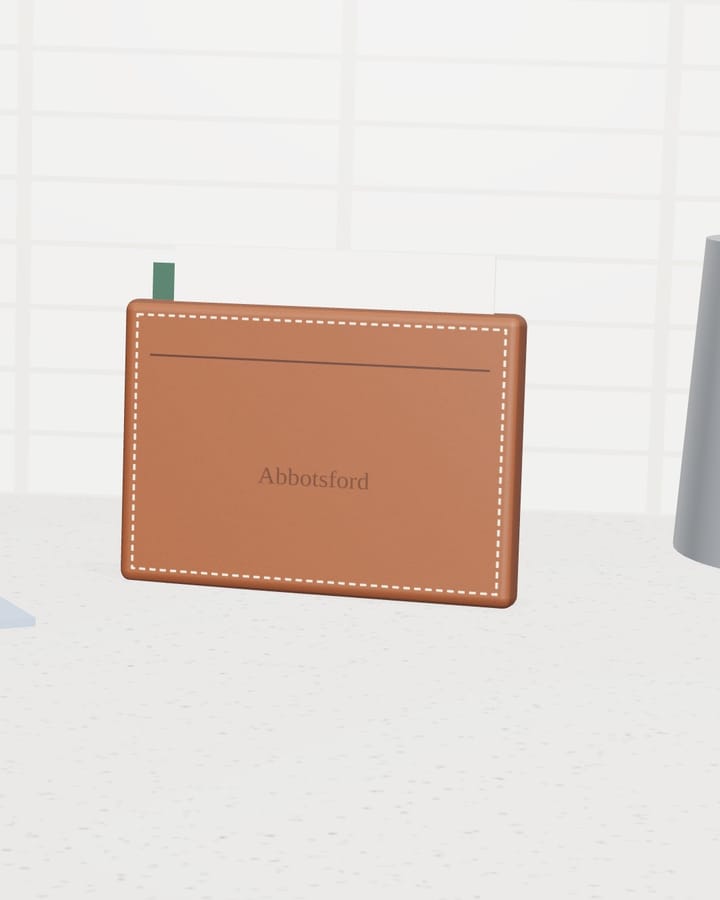 Abbotsford Leather card wallet, the phone photo it started from