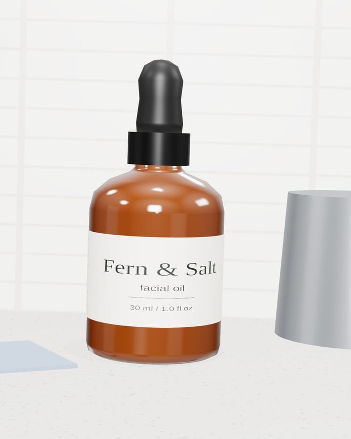 Fern & Salt facial oil, the phone photo it started from